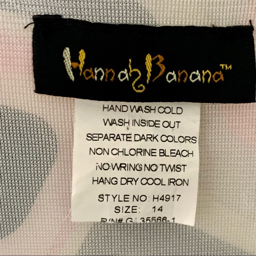 HANNAH BANANA Embellished Retro Print Dress Mod 70’s Bubble Hem Sleeveless 14 - Picture 2 of 14